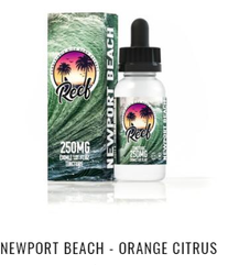 Bold citrus and robust California oranges gushing with flavor splash on your tongue with every drop of Newport Beach!  Big flavor delivers epic satisfaction like riding the perfect mellow swell all the way back in at sunset.     Ingredients: Premium Hemp Seed Oil, Proprietary Blend Broad Spectrum Hemp Extract Oil, Fractionated Coconut Oil, Flavored Essential Oils, Stevia.